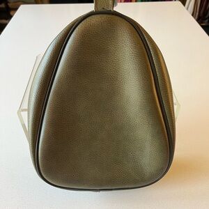SEBA Vintage Olive Green Avocado Shaped Handbag